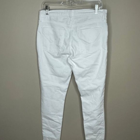 Hudson White Nico Midrise‎ Ankle Super Skinny Jeans - Picture 2 of 3